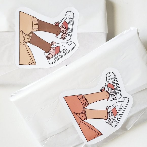 LB018.1 PoshStyle Sneaker Sticker [Price Firm] - Picture 6 of 8